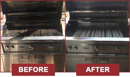 Before and After by BBQ Repair Florida.