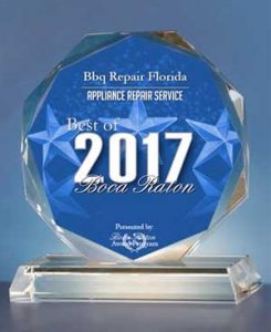 BBQ Repair Florida 2017 Award.